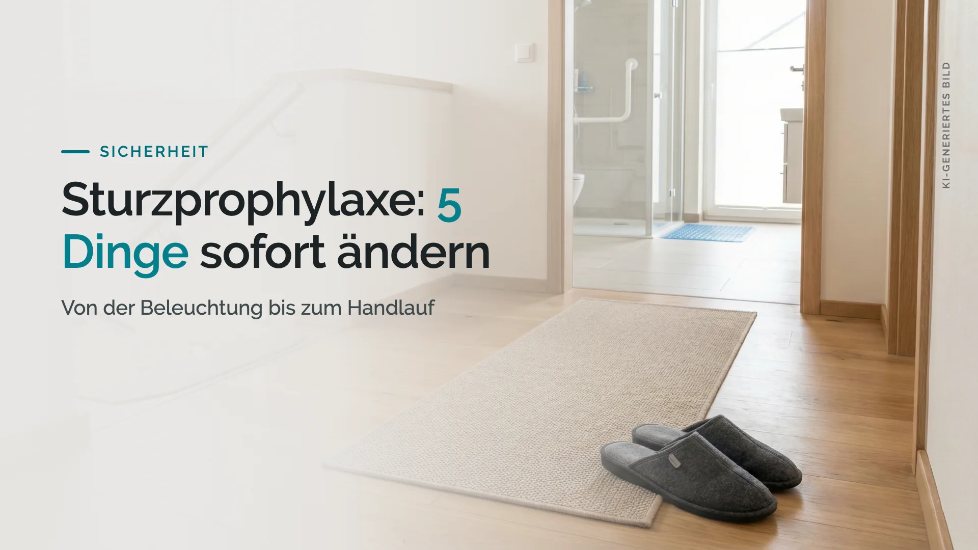 Sturzprophylaxe: 5 Dinge sofort ändern