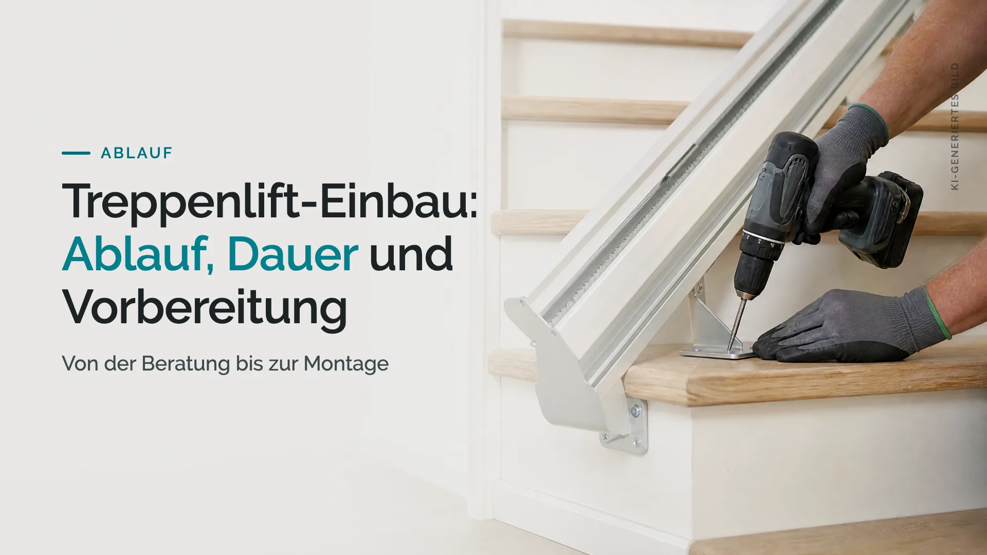 Treppenlift-Einbau: Ablauf, Dauer und Vorbereitung
