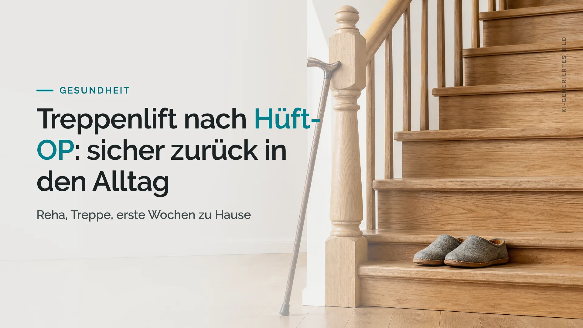 Treppenlift nach Hüft-OP: sicher zurück in den Alltag