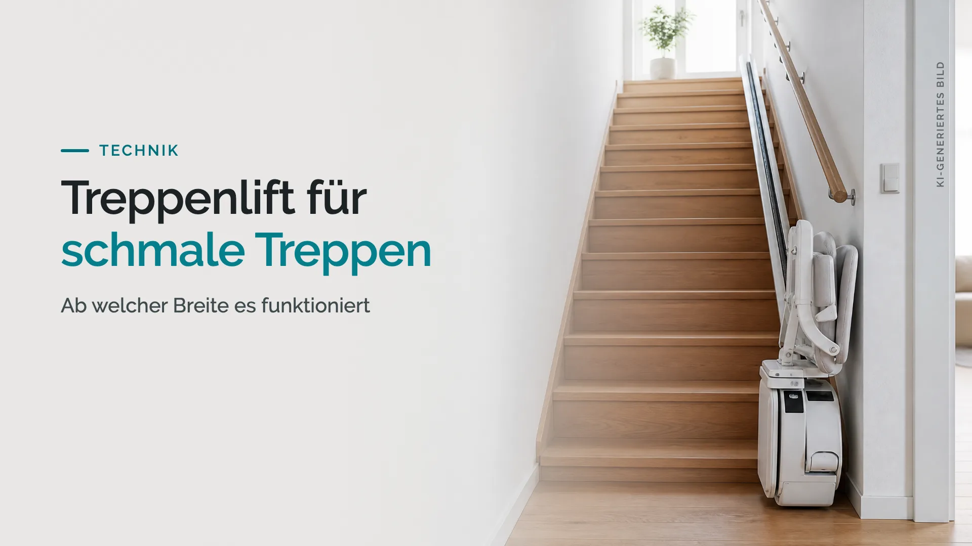 Treppenlift für schmale Treppen