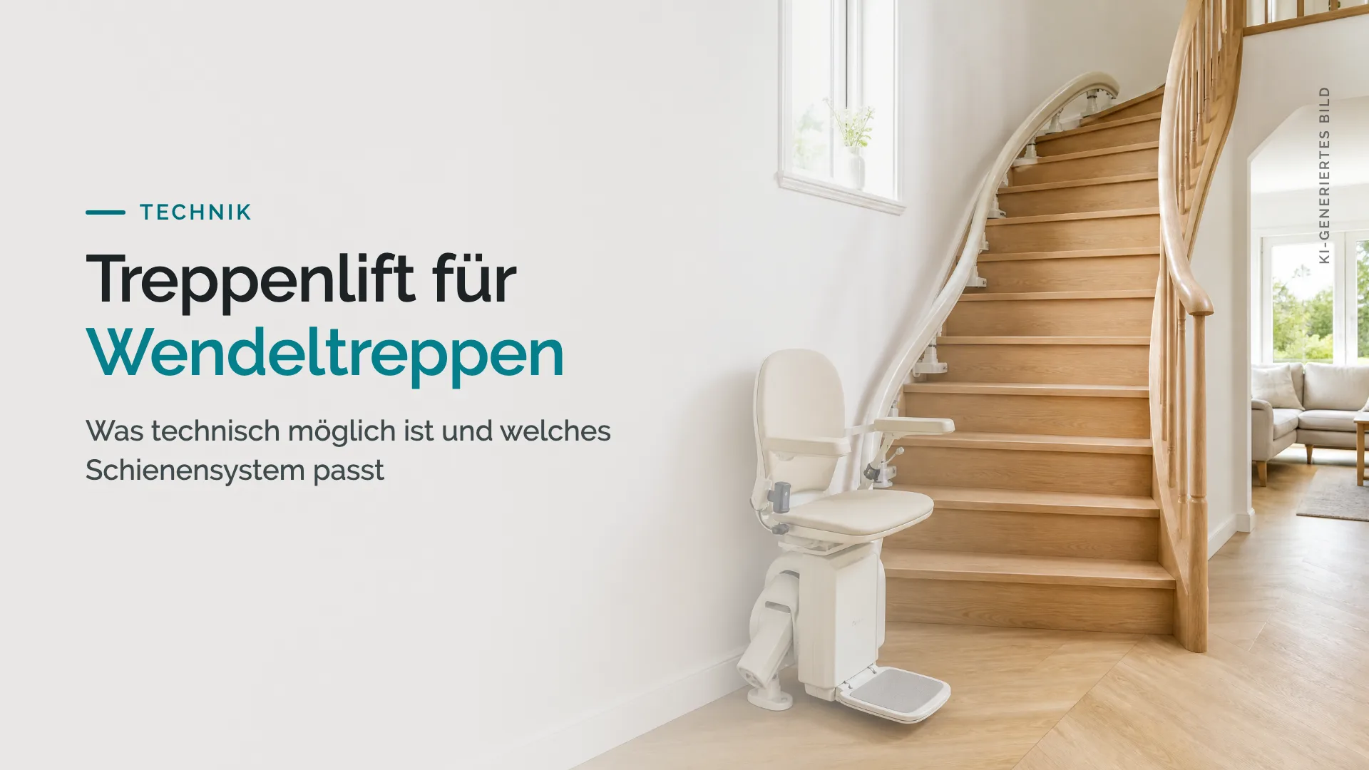 Treppenlift für Wendeltreppen
